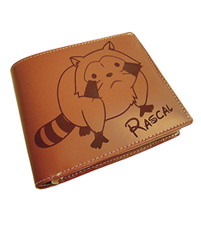 ラスカル 革財布｜グッズ情報｜あらいぐまラスカル公式サイト