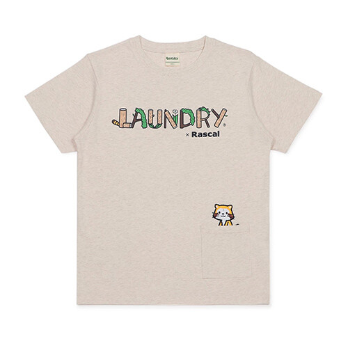 【LAUNDRY×RASCAL】かくれんぼ ポケットTシャツ 商品画像