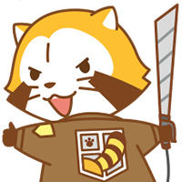 画像 LINEスタンプ「ラスカル×進撃の巨人」配信開始！